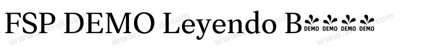 FSP DEMO Leyendo B字体转换 FSP DEMO Leyendo B字体转换